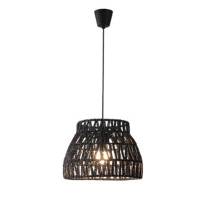 LAMPARA COLGANTE E27 100-240V D32X23.5CM T-24006BK 770LIGHTS-web