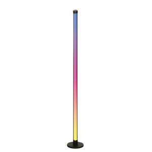 LAMPARA DE PIE LED NEGRA RGB RITMICA DI-375-BKRGB-Z KASALIGHT-web
