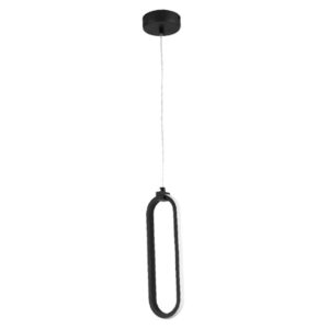 LAMPARA COLGANTE LED NEGRA 12W 30K DI-54-BK-30K-Z KASALIGHT-web