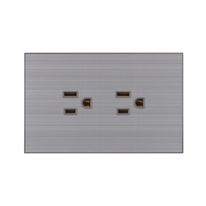 TOMA DOBLE 3-POLE 110V/10A SS GE-TC500A-SS GEL-web