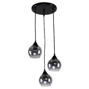 LAMPARA COLGANTE NEGRA 3XE27 DI-276-BK-Z KASALIGHT-web