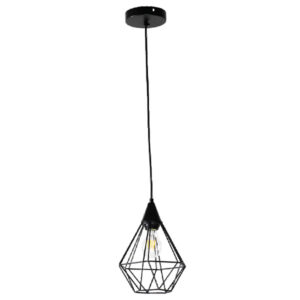 LAMPARA COLGANTE NEGRA 1XE27 DI-279-BK-Z KASALIGHT-web