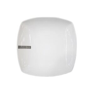 PLATO CUADRADO HONDO DE PORCELANA 6" BLANCO 303698 KEN-web