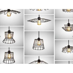 LAMPARA COLGANTE E27 AC120V D30.5CM DEC-1027A 770LIGHTS-web