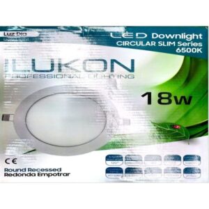 LUMINARIA DOWNLIGHT LED EMPOTRAR REDONDO 10.8L830 100-253V 8" 18W 68582315AILU-web