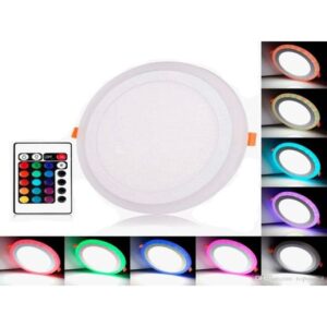 PANEL LED RED/EMP 18W 7.6" 6400K 85-265V 790LM CAMBIA/COLOR 10182C-DL-RGB LAF-web