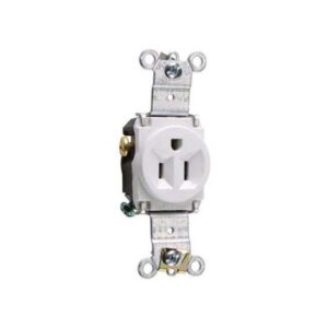 TOMA SENCILLO USO PESADO 15A/120V BLANCO NEMA 5-15R 5261W P&S-web