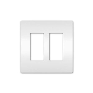 PLACA 2 GANG DECORATIVA RADIANT BLANCO RWP262W  RADIANT-web