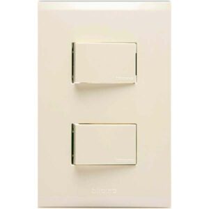 INTERRUPTOR DOBLE SENCILLO MARFIL AF2200EM NOBILE-web