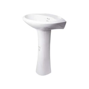 LAVAMANO OLYMPUS O2 BLANCO PEDESTAL  4" 511447312.020 INCESA-web