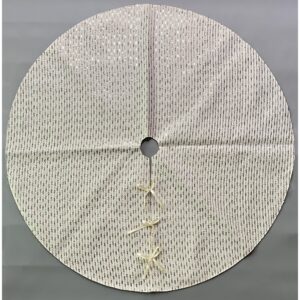 FALDA D/ARBOL 120X120X1CM PLATEADO 160-4503390 SANTINI-web