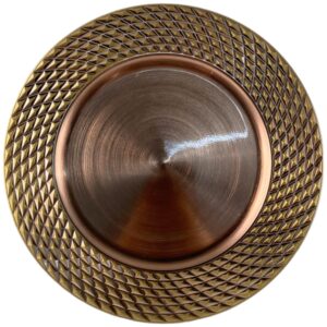 PORTAPLATO 33X33X2CM DORADO 201-1200177 SANTINI-web