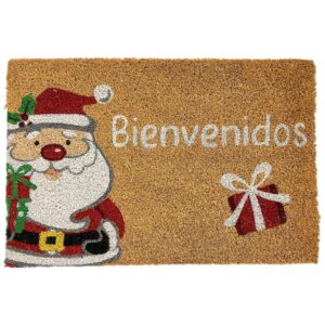 ALFOMBRA 60X40X1.5CM BIENVENIDOS SANTA 201-6800035 SANTINI-web
