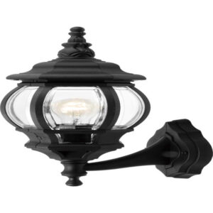 FAROL PARED EXT LED 12W E27 6.5K IP44 1050LM C/BOMB 501102A-BK 770LIGHTS-web