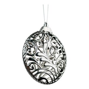 ADORNO DECORATIVO 10X2.5X12.5CM 130-4200929 PLATEADO SANTINI-web