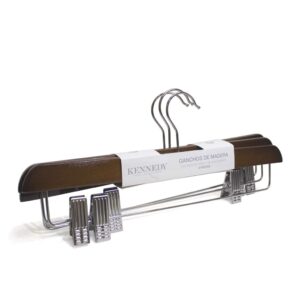 SET 3 PZAS PERCHAS CON BARRA METALICA NOGAL 36X16X1.2CM 2309901 SOHO-web