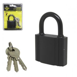 CANDADO DE 50MM COLOR NEGRO MATE CE-1419 HUNTER-web