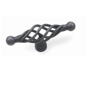 HALADERA DE BOTON TRENZADA METAL NEGRO 2-1/2" 50206 LAUREY-web