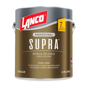 PINTURA ACRILICA MATE SUPRA BLANCO 1GL VA950-4 LANCO-web