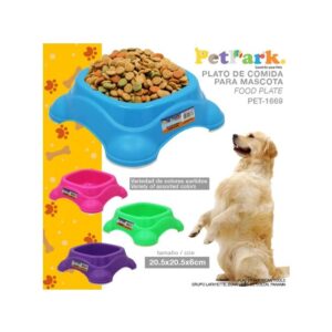 PLATO PARA MASCOTA 20.5X20.5X6CM PET-1669 LAF-web