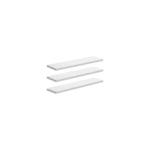 KIT DE REPISAS 3X2 RECTA DECORARE 1,5X10X40CM BLANCO 08830.040 PRAT-K-web