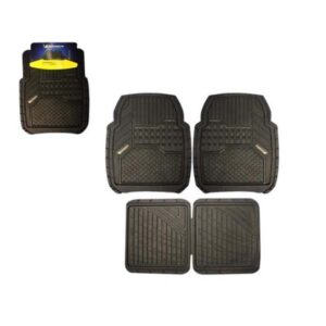 ALFOMBRA DE PVC NEGRA 4PZAS/SET ML-5002-N-web