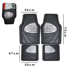 ALFOMBRA DE CAUCHO NEGRA SET 4PZAS LF-5151 LAF-web