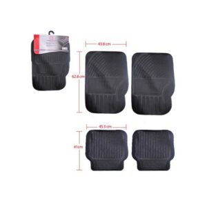 ALFOMBRA DE CAUCHO NEGRA SET 4PZAS LF-5198 LAF-web