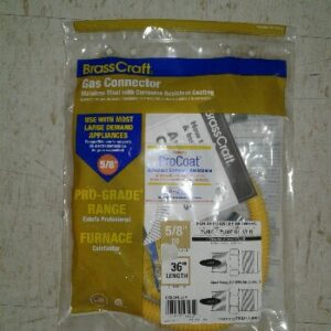 MANGUERA FLEXIBLE C/CONECTORES ACERO INOX 5/8"X1/2"  CSSC44-36P BRASSCRAFT-web