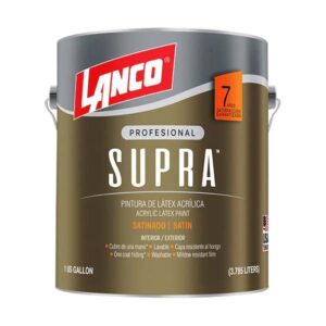PINTURA ACRILICA SATINADA BLANCO 1GL VA3680-4 LANCO-web