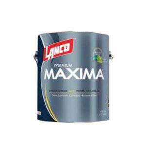 PINTURA ACRILICA MATE MAXIMA BASE PASTEL 1GL MA681-4 LANCO-web