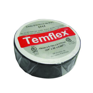 TAPE ELECTRICO PVC NEGRO 3/4X10YDS TEMFLEX 1711 3M-web