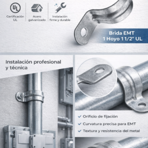 BRIDA EMT 1HOYO 1 1/2"